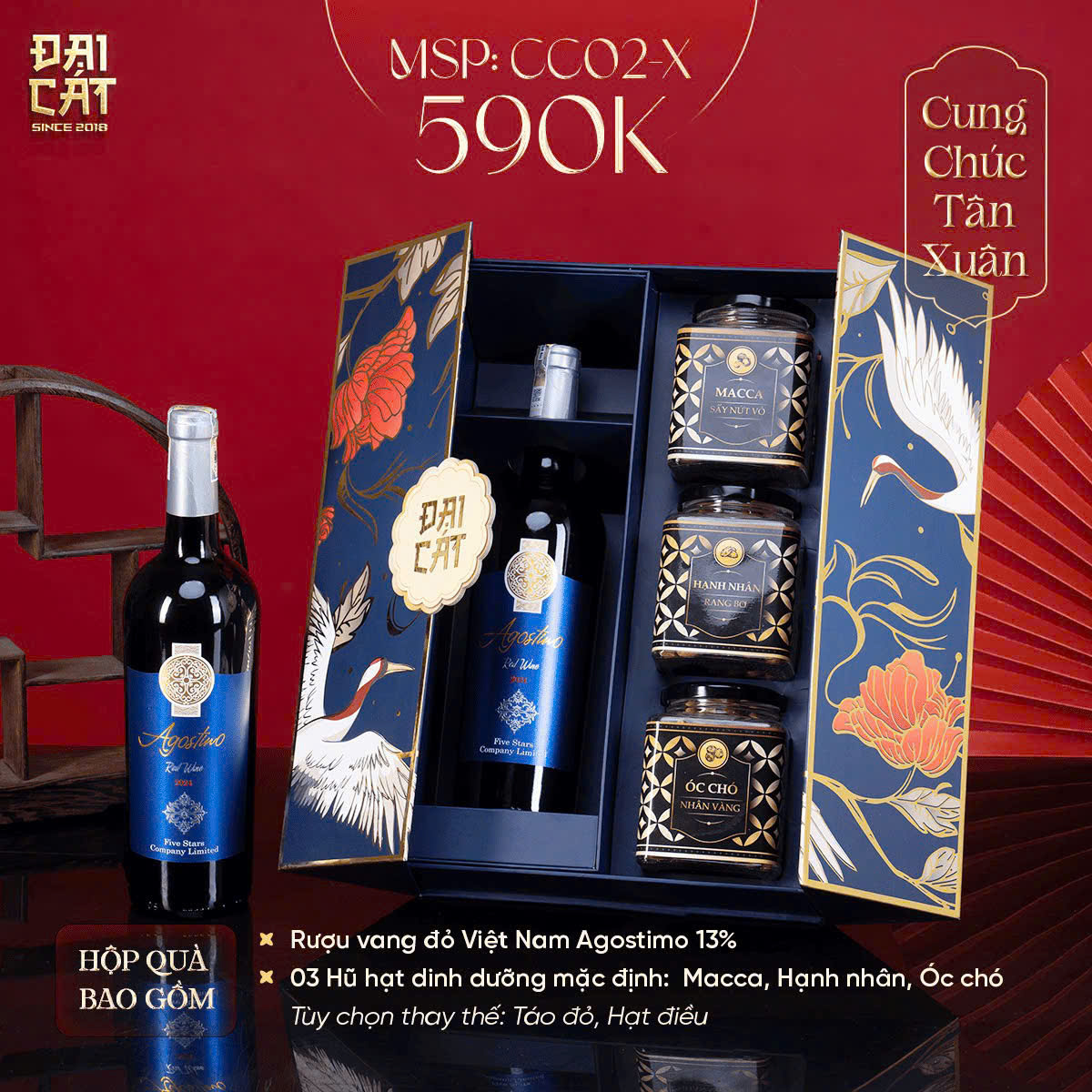 Set quà Cung Chúc Tân Xuân CC02-X