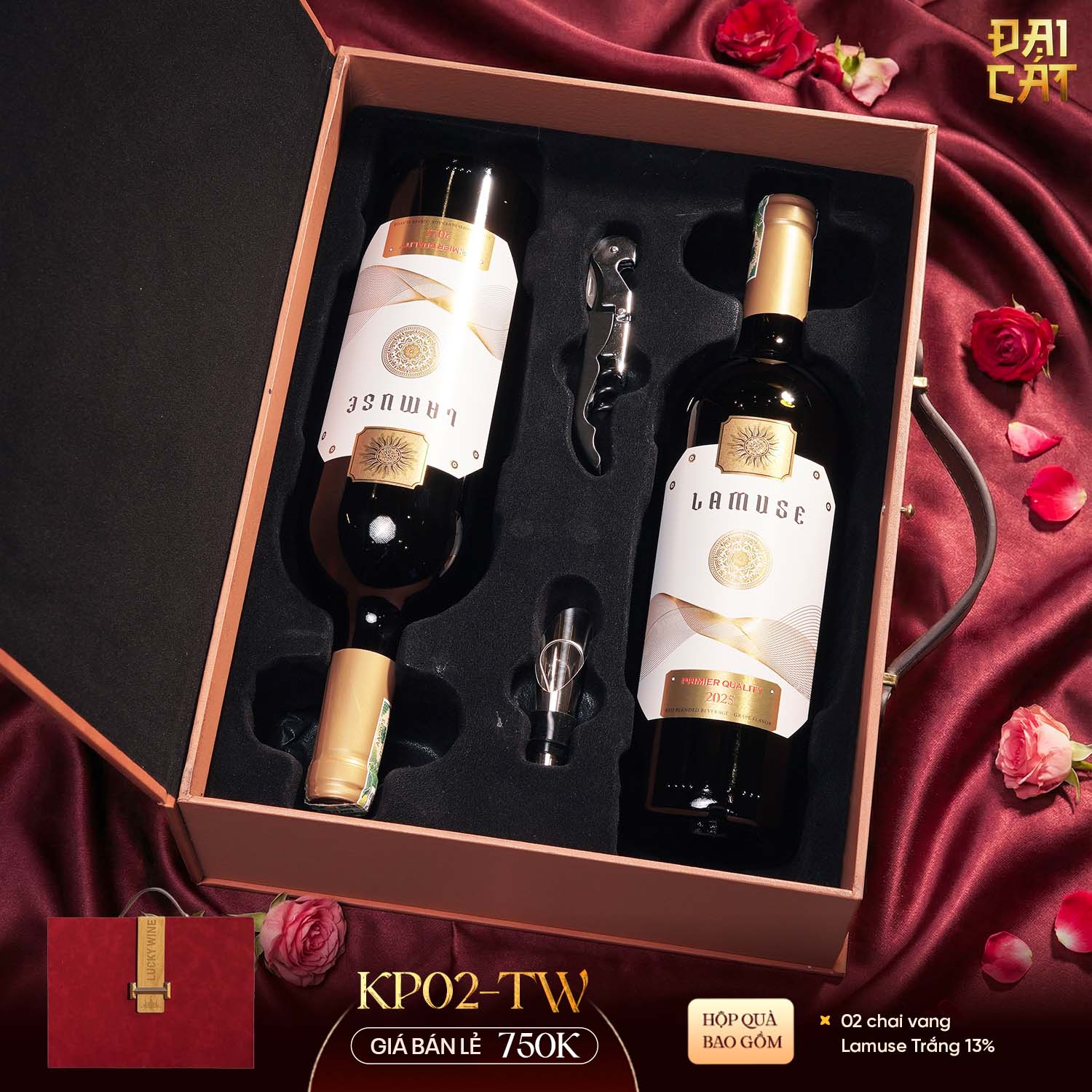 Set Quà Kim Phẩm Hồng Vận KP02-TW