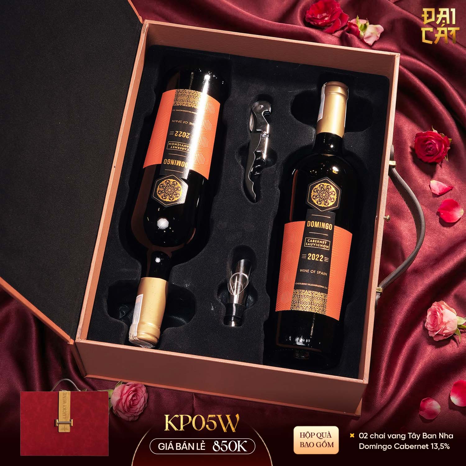 Set Quà Kim Phẩm Hồng Vận KP05W