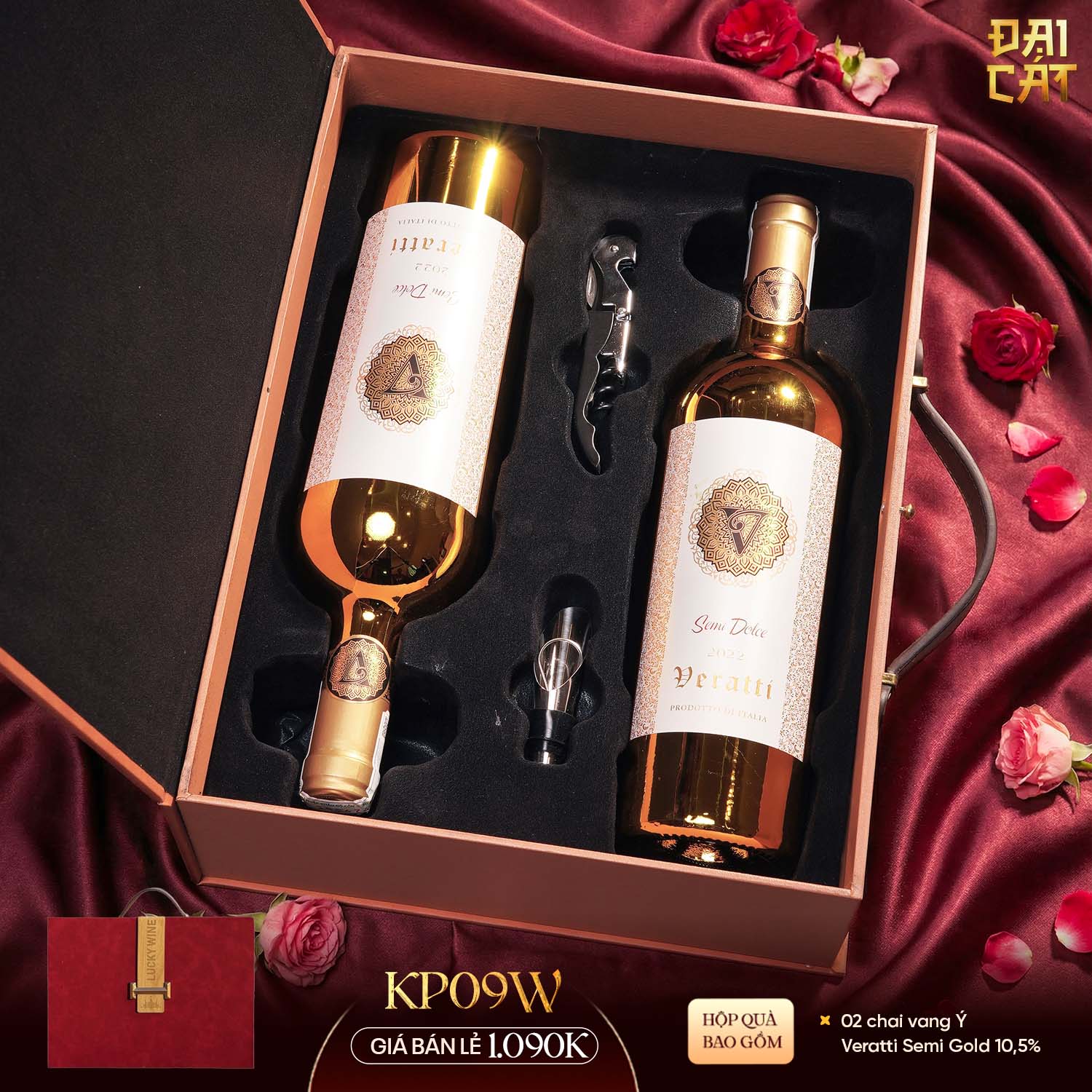 Set Quà Kim Phẩm Hồng Vận KP09W