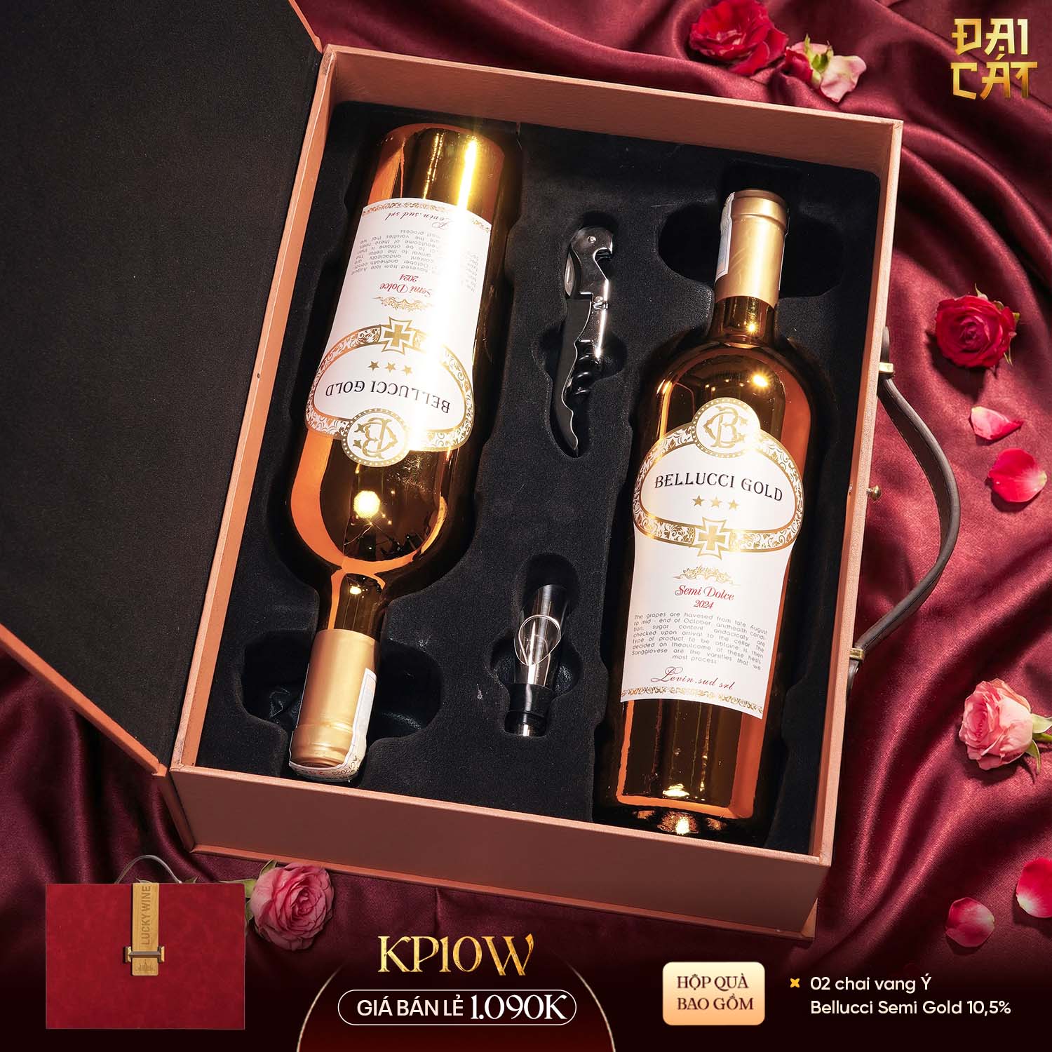 Set Quà Kim Phẩm Hồng Vận KP10W