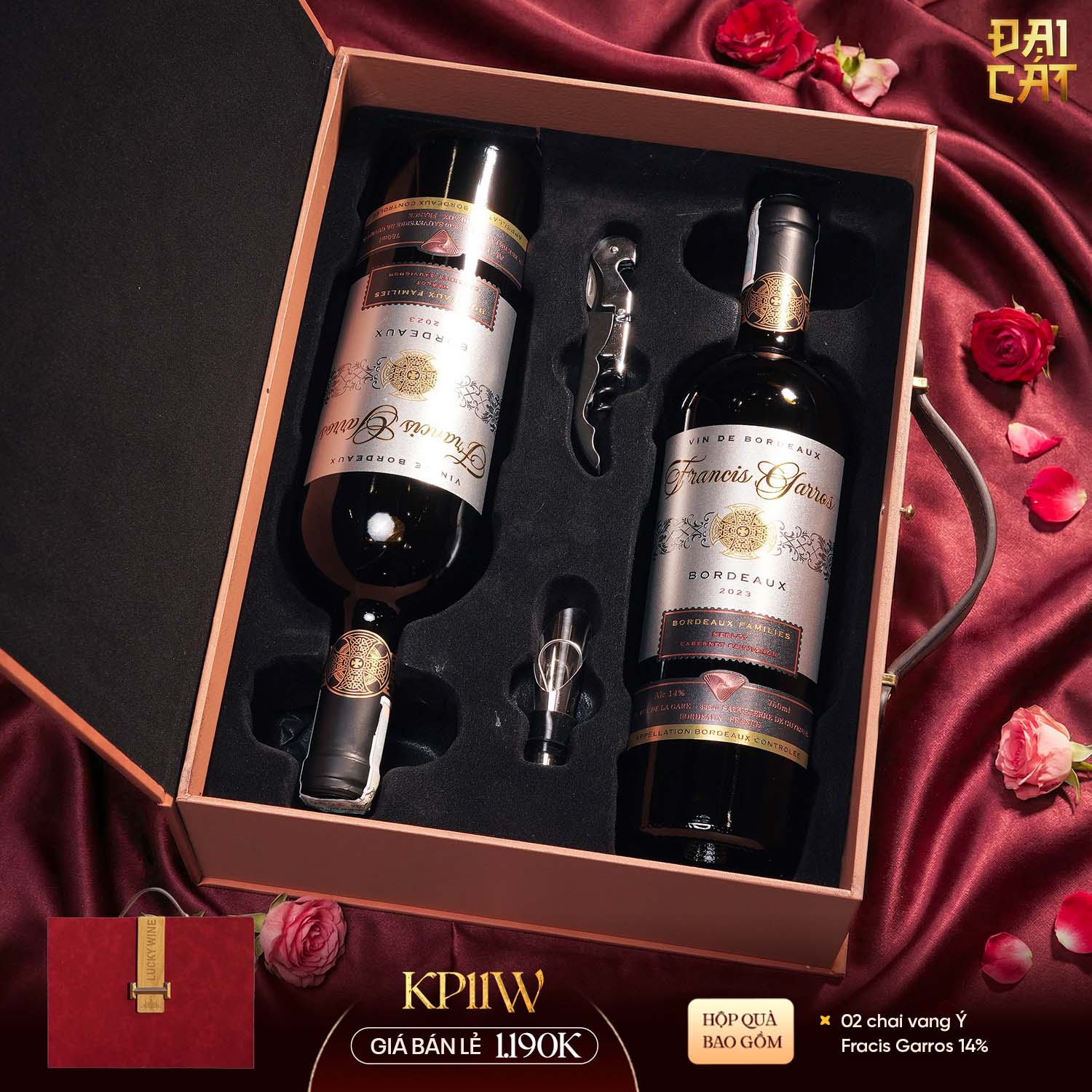 Set Quà Kim Phẩm Hồng Vận KP11W