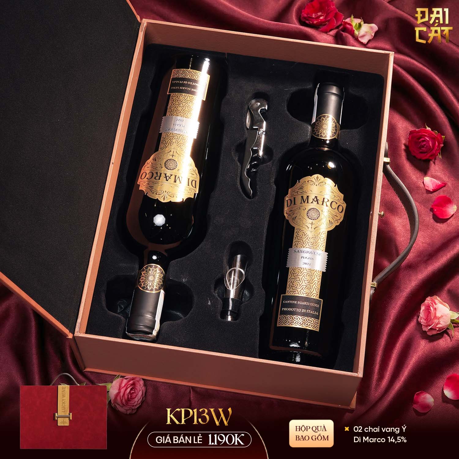 Set Quà Kim Phẩm Hồng Vận KP13W