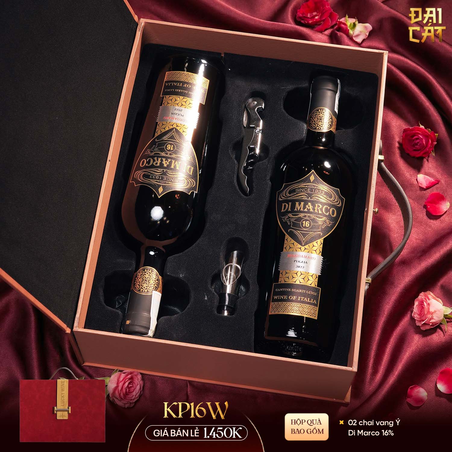 Set Quà Kim Phẩm Hồng Vận KP16W