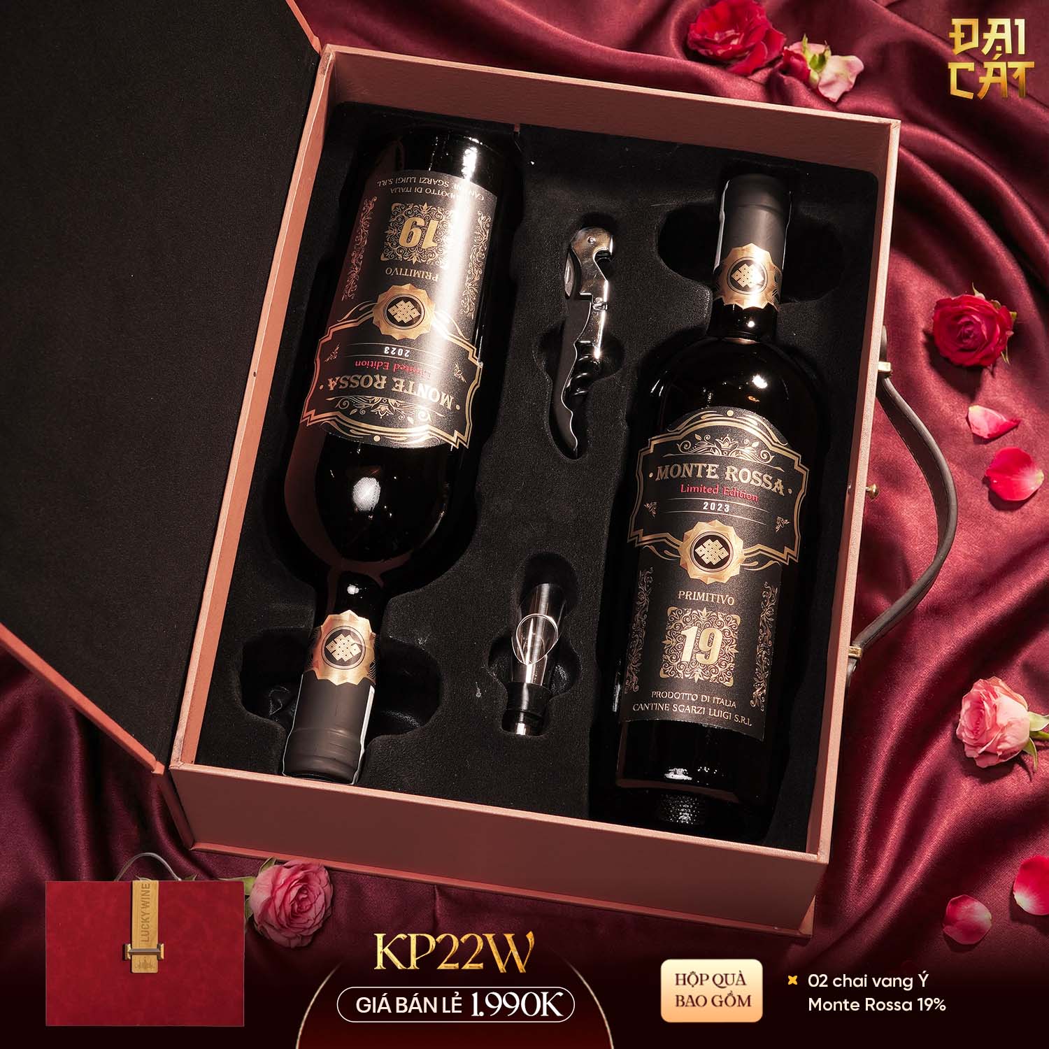 Set Quà Kim Phẩm Hồng Vận KP22W