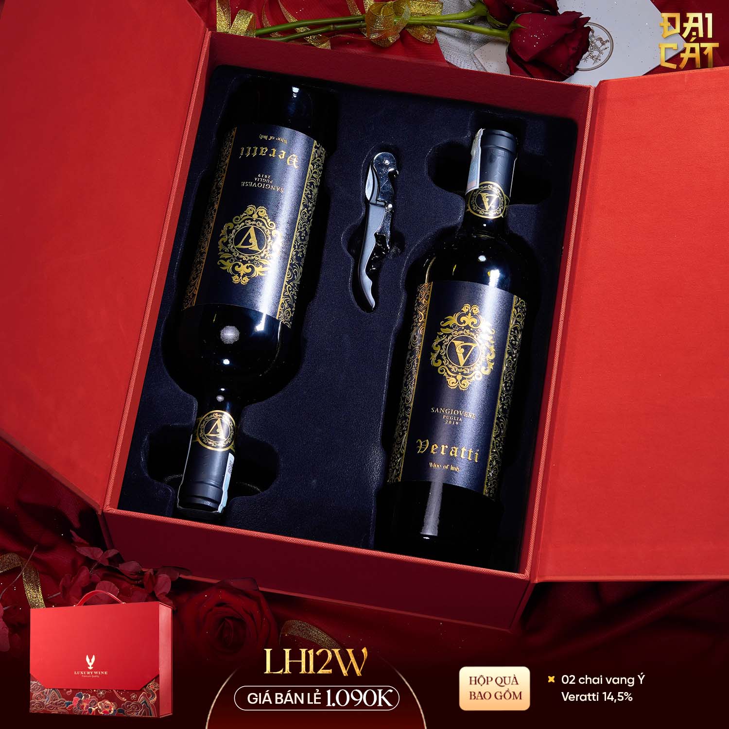 Set Quà Lưỡng Hạc Diên Niên LH12W