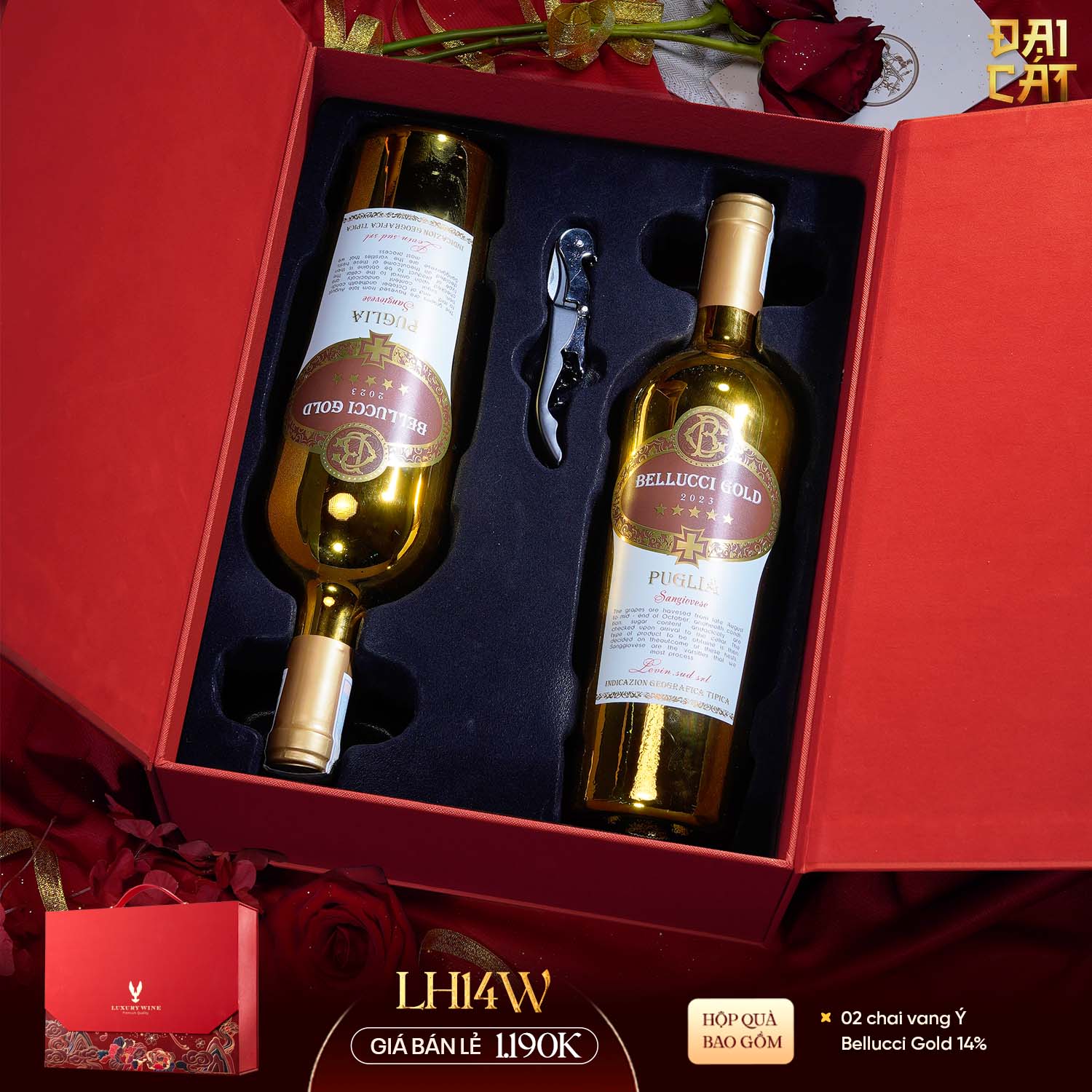 Set Quà Lưỡng Hạc Diên Niên LH14W