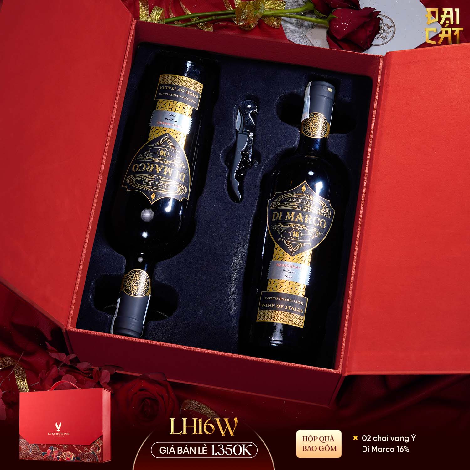 Set Quà Lưỡng Hạc Diên Niên LH16W