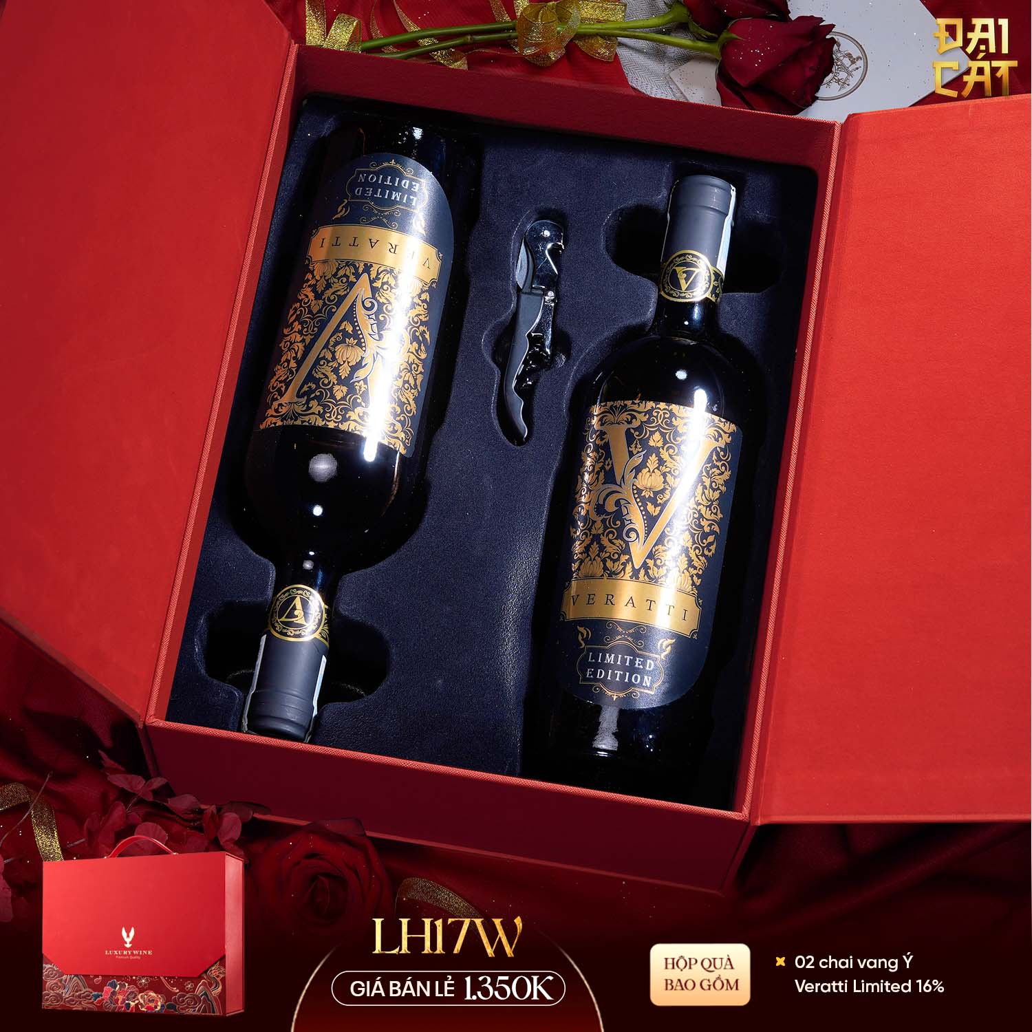 Set Quà Lưỡng Hạc Diên Niên LH17W