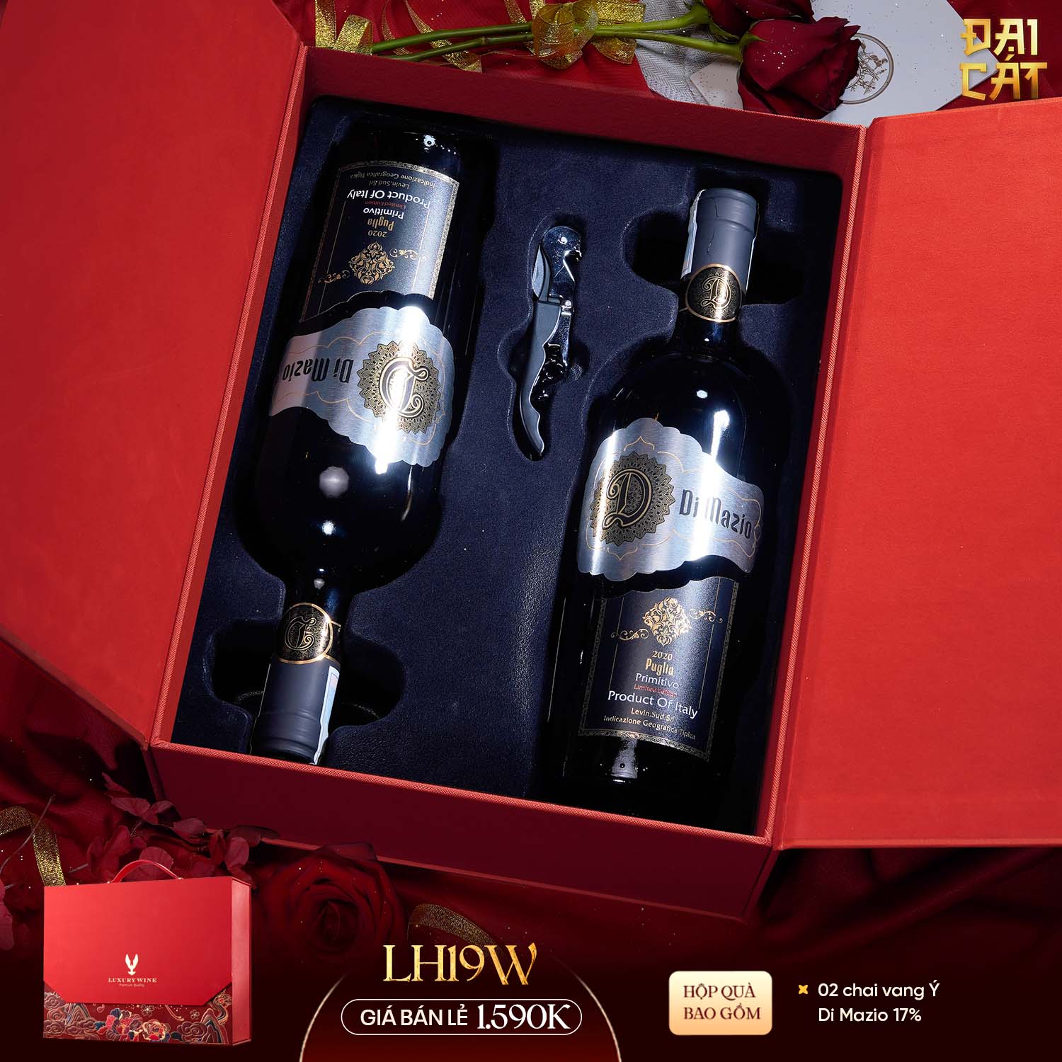 Set Quà Lưỡng Hạc Diên Niên LH19W