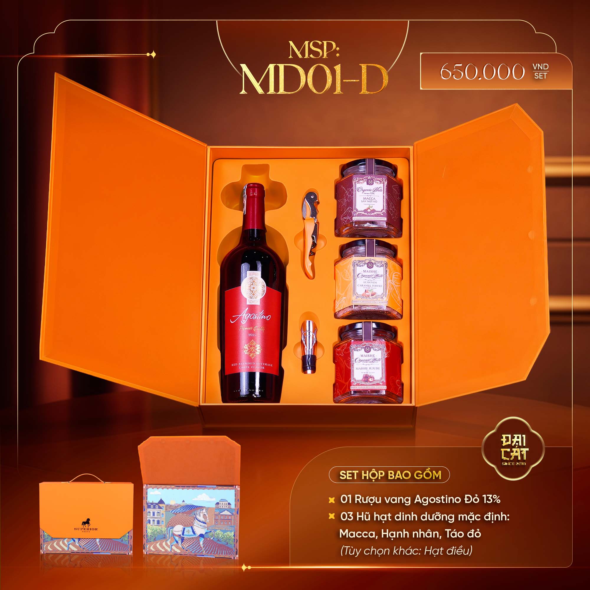 Set Quà Mã Đáo Thành Công MD01-D