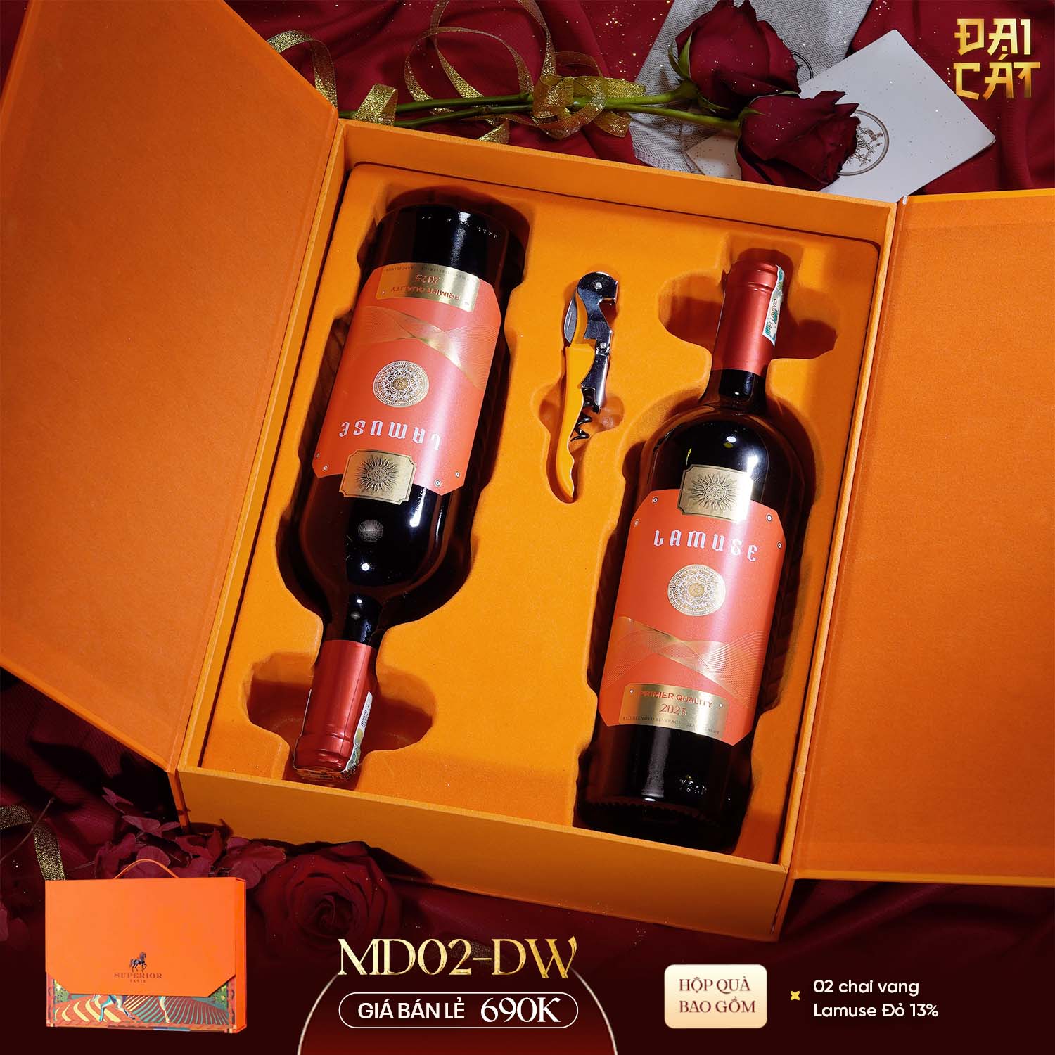 Set Quà Mã Đáo Thành Công MD02-DW