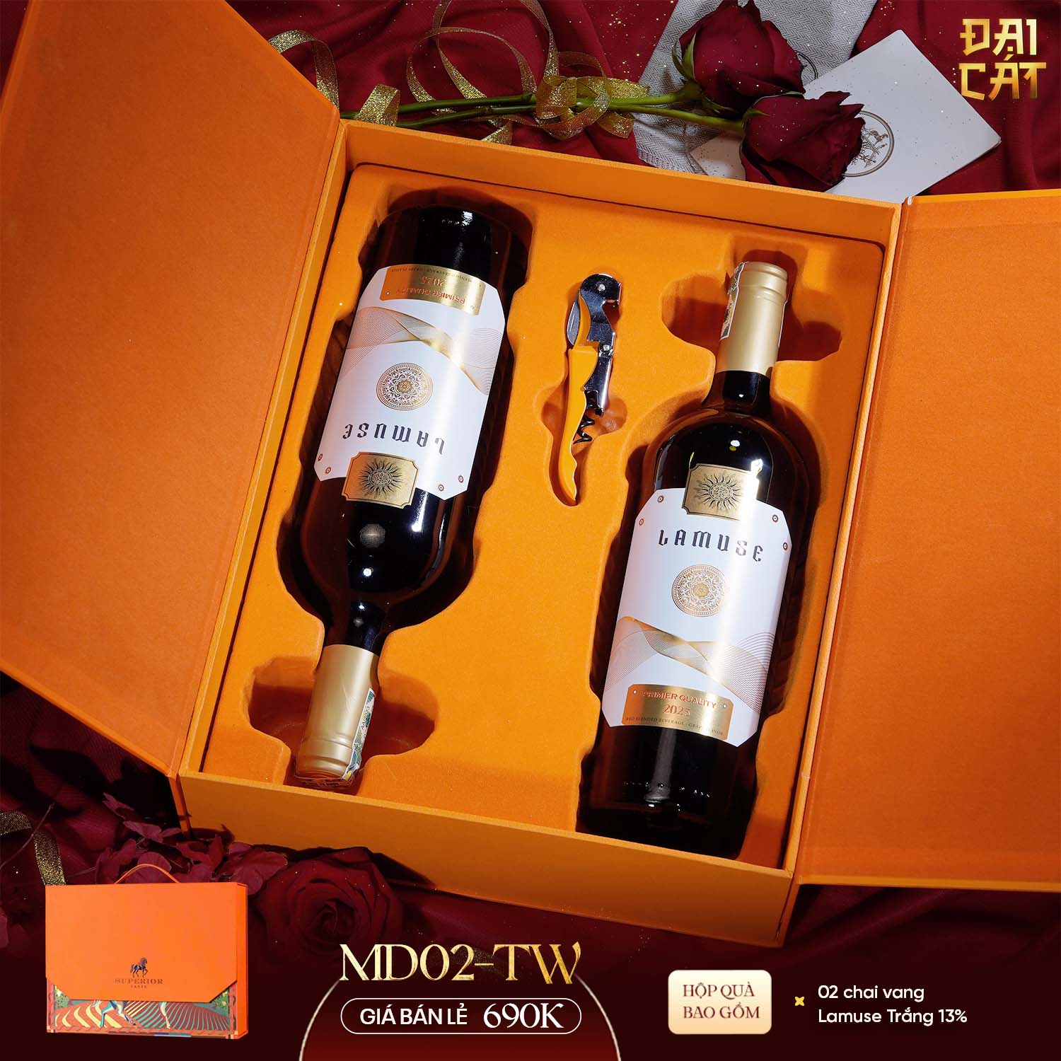 Set Quà Mã Đáo Thành Công MD02-TW