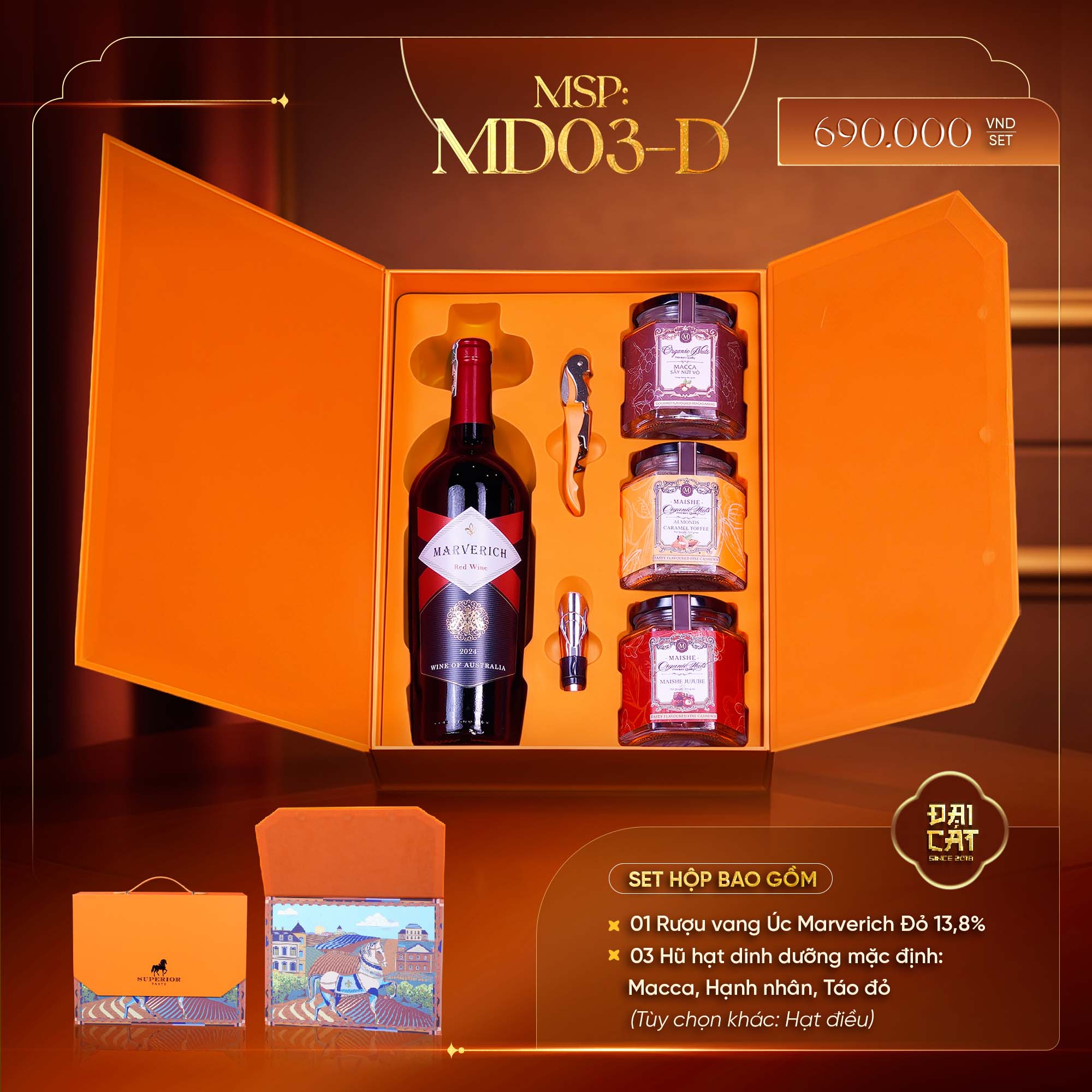 Set Quà Mã Đáo Thành Công MD03-D