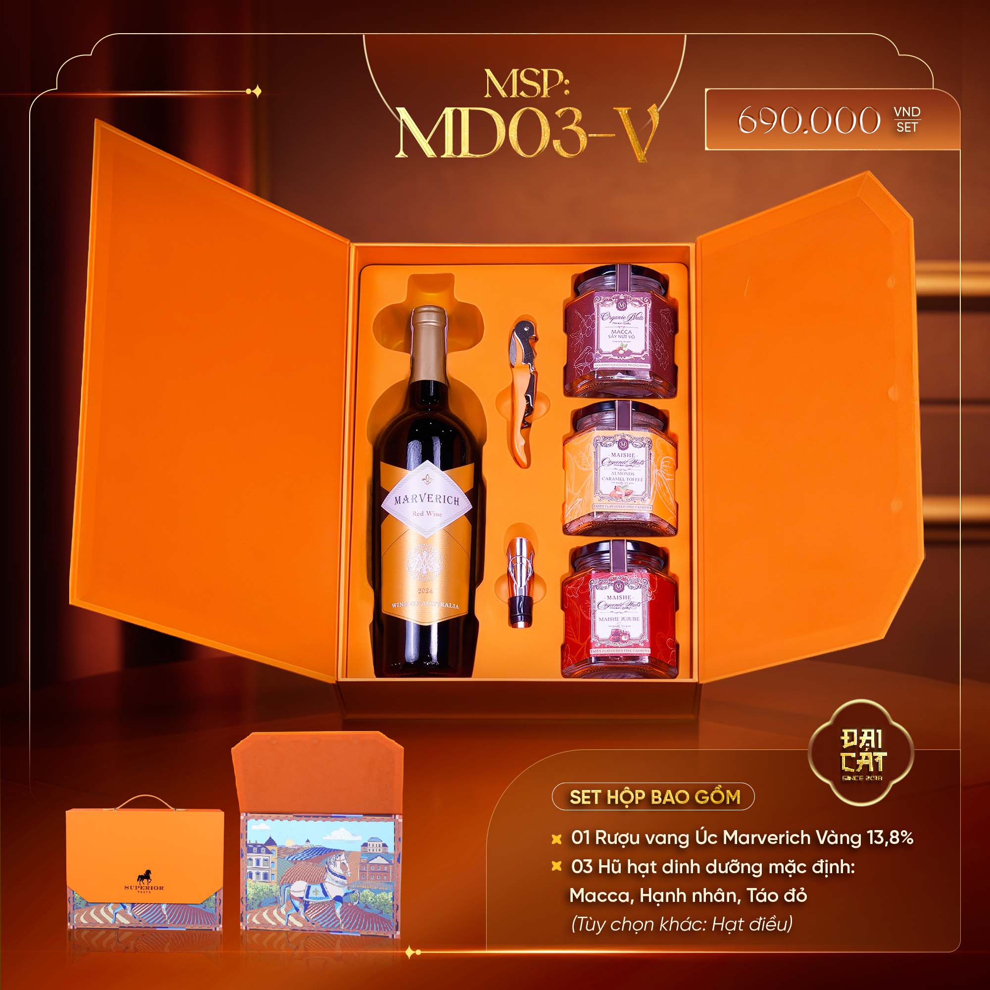 Set Quà Mã Đáo Thành Công MD03-V