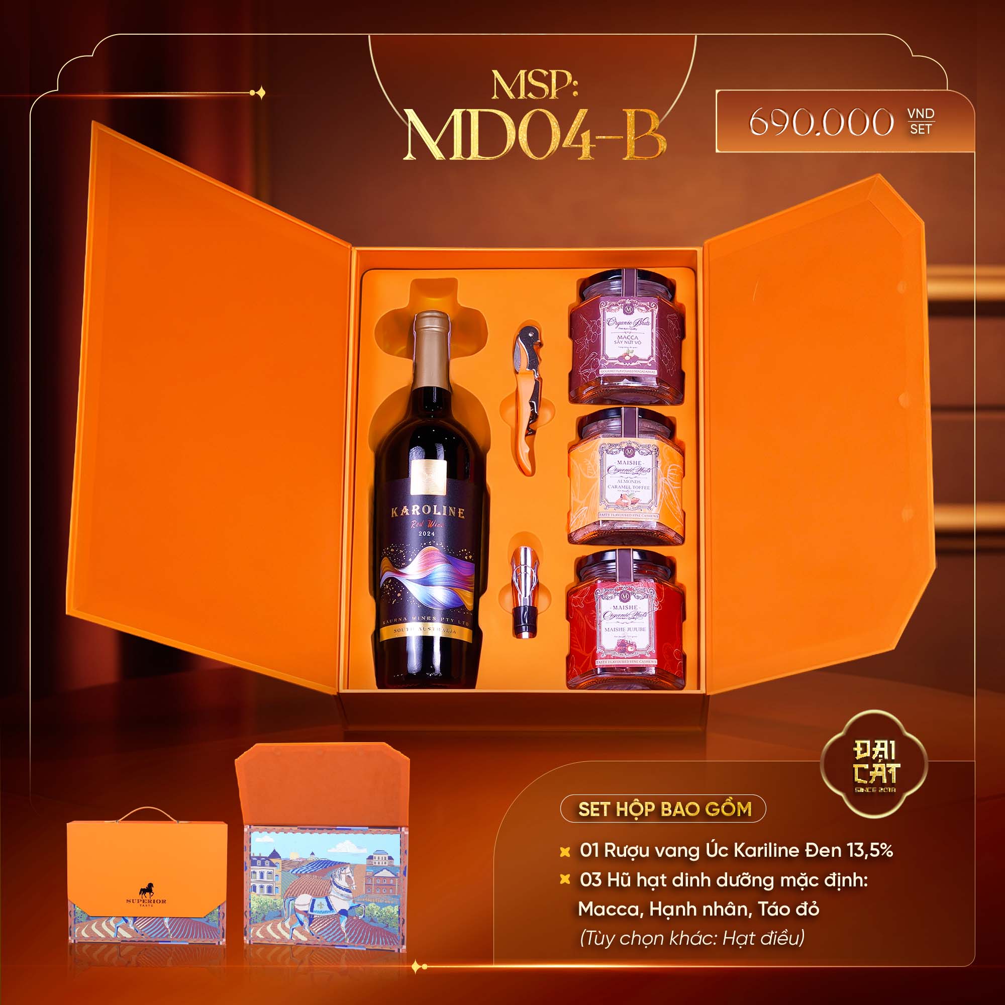 Set Quà Mã Đáo Thành Công MD04-B