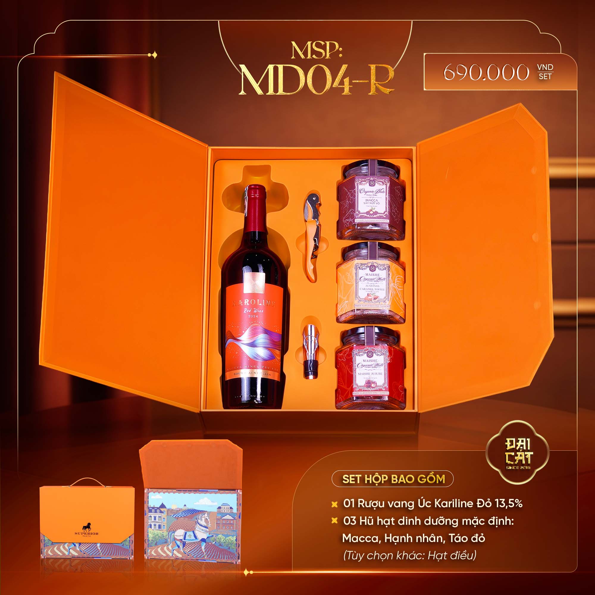 Set Quà Mã Đáo Thành Công MD04-R