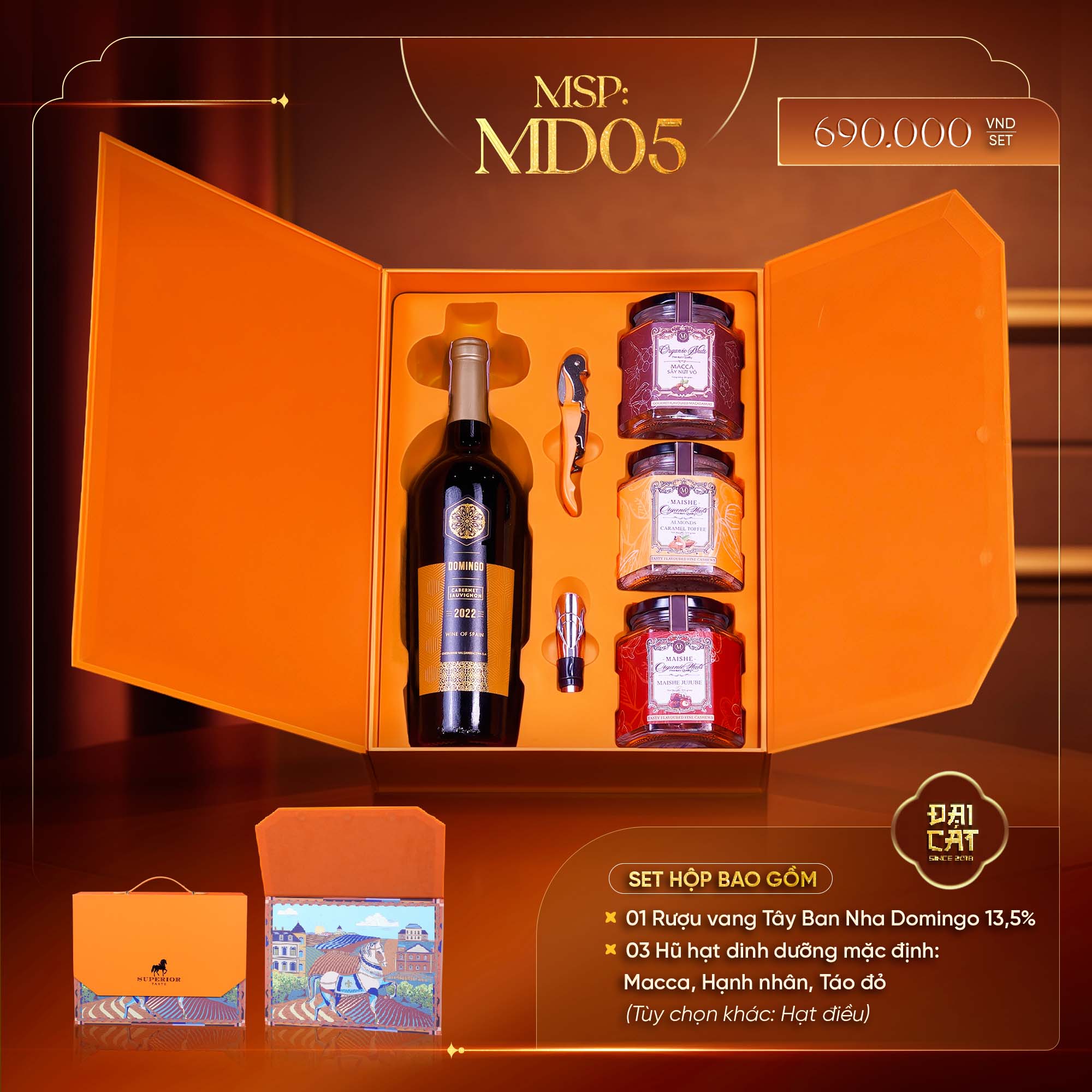 Set Quà Mã Đáo Thành Công MD05