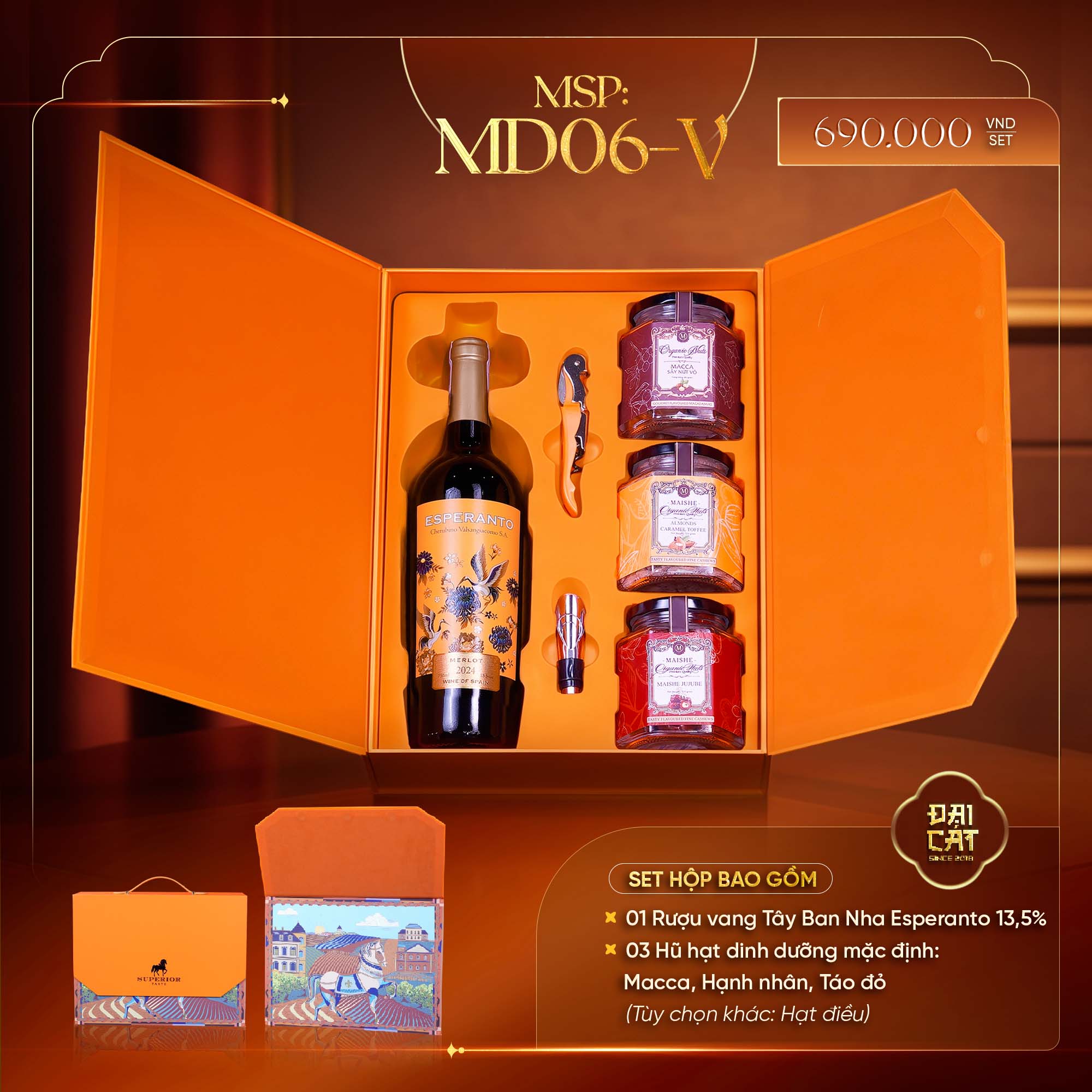 Set Quà Mã Đáo Thành Công MD06-V