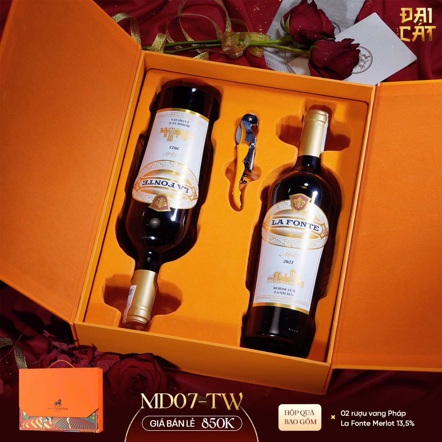 Set Quà Mã Đáo Thành Công MD07-TW