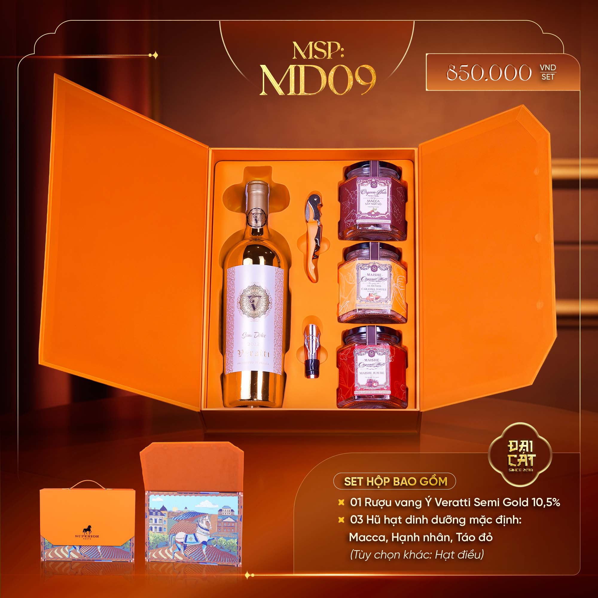 Set Quà Mã Đáo Thành Công MD09