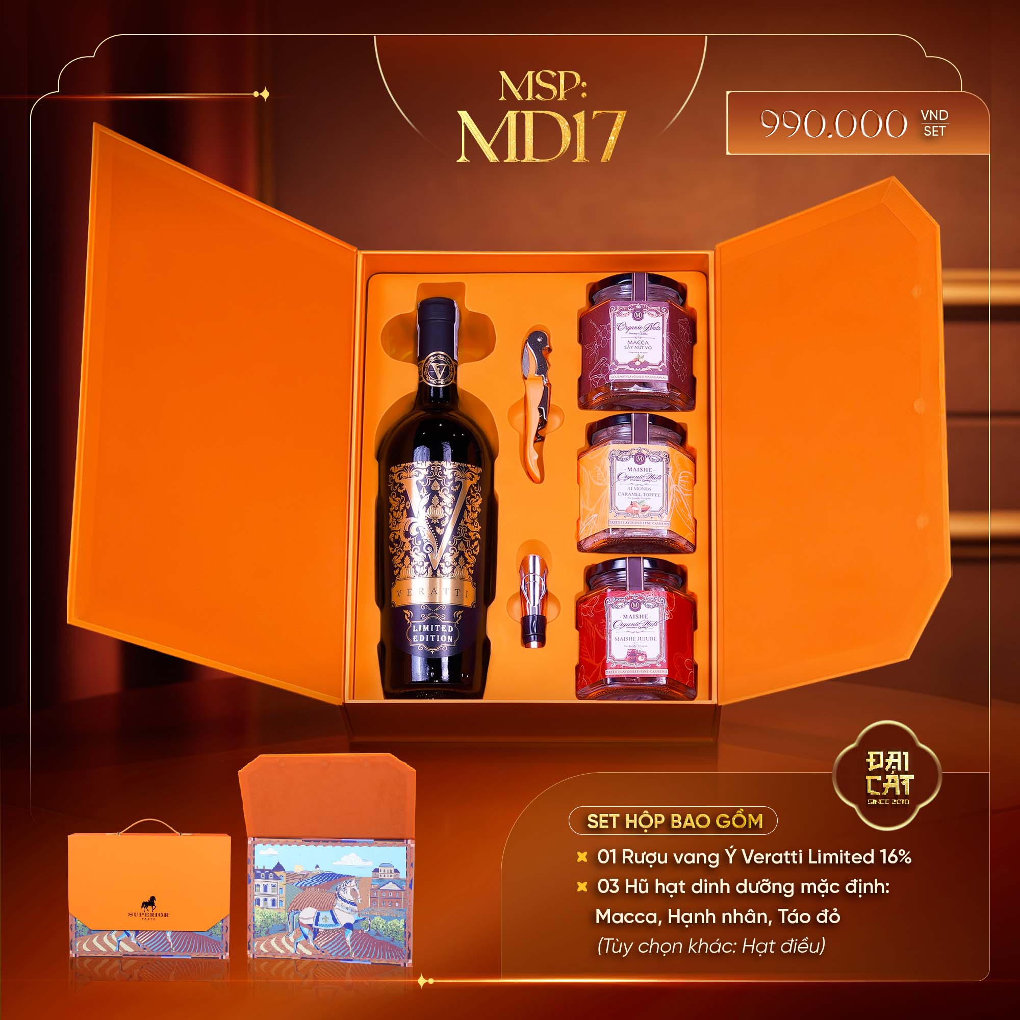 Set Quà Mã Đáo Thành Công MD17