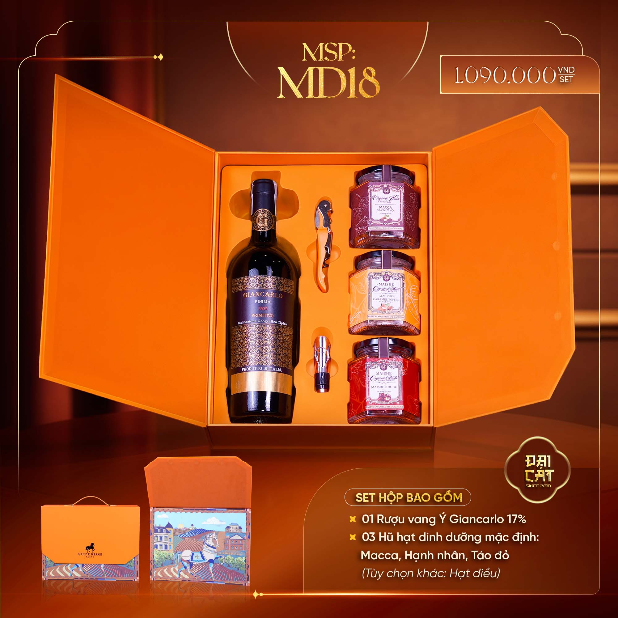 Set Quà Mã Đáo Thành Công MD18