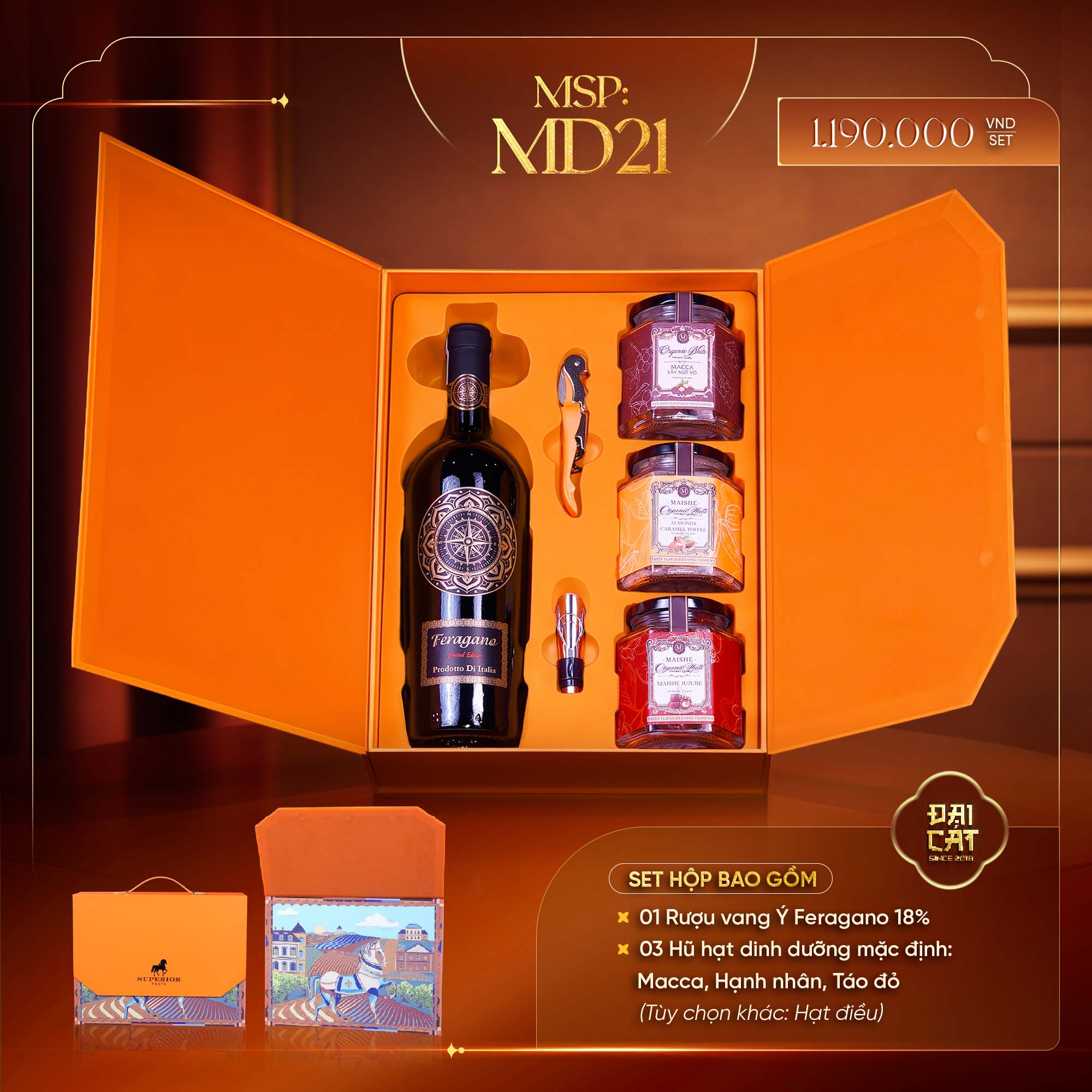 Set Quà Mã Đáo Thành Công MD21