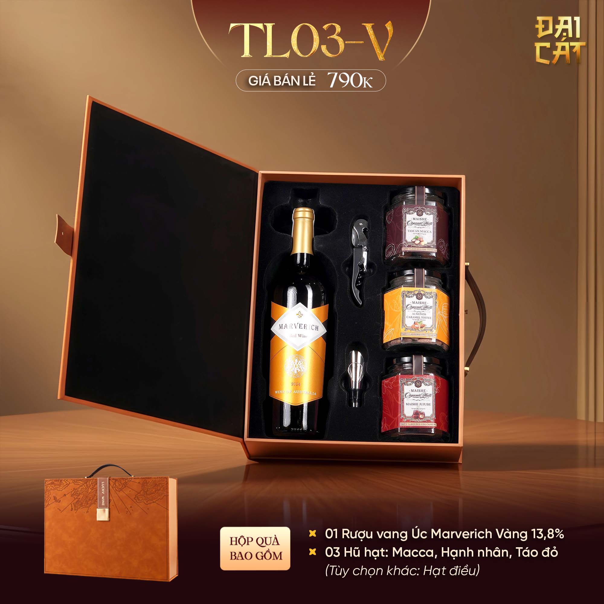 Set Quà Thượng Lưu Cát Tường TL03-V