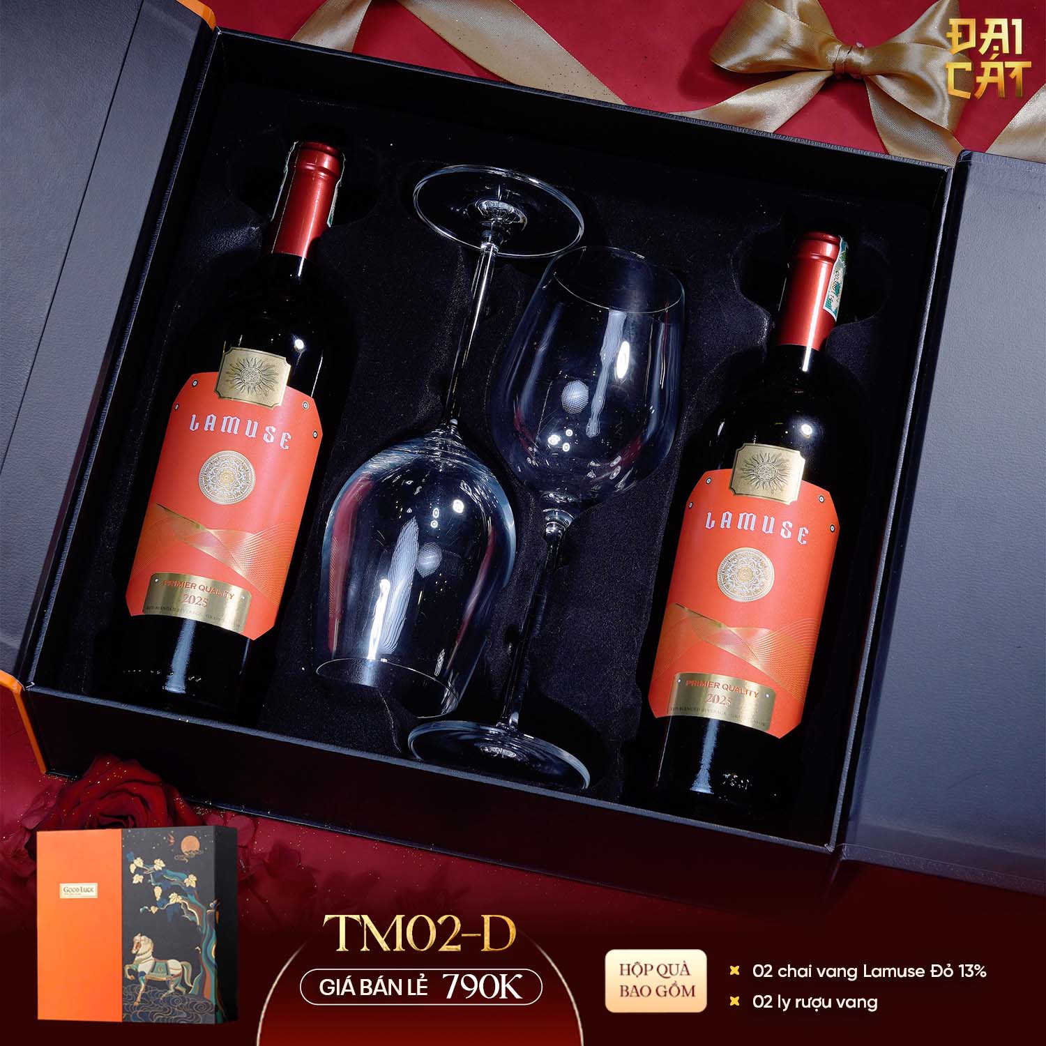 Set Quà Tuấn Mã Khải Hoàn TM02-D