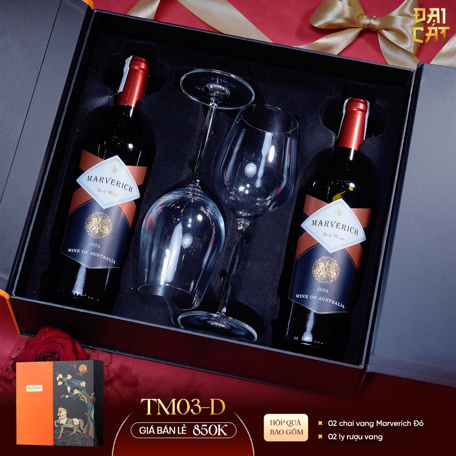 Set Quà Tuấn Mã Khải Hoàn TM03-D