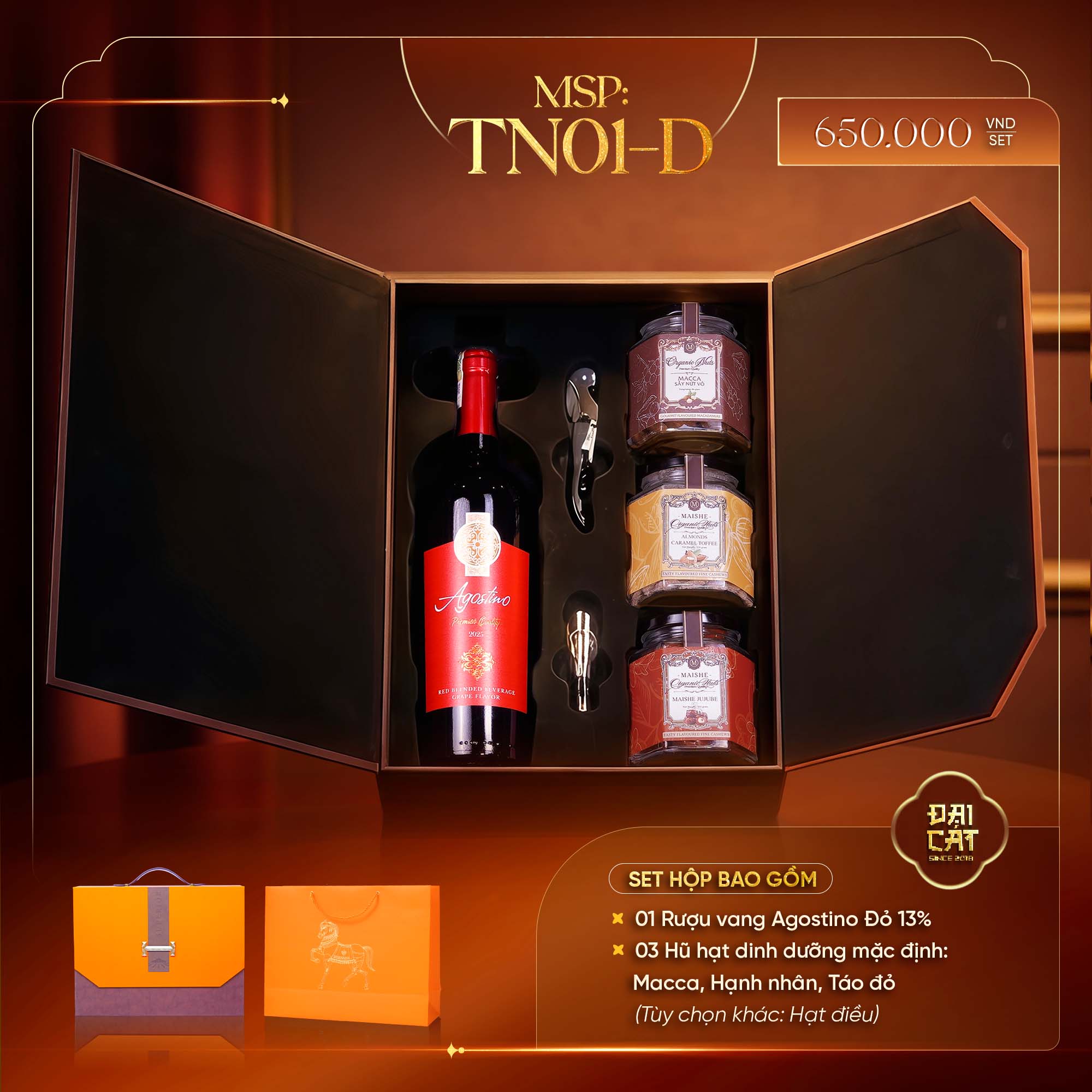 Set Quà Tân Niên Phú Quý TN01-D